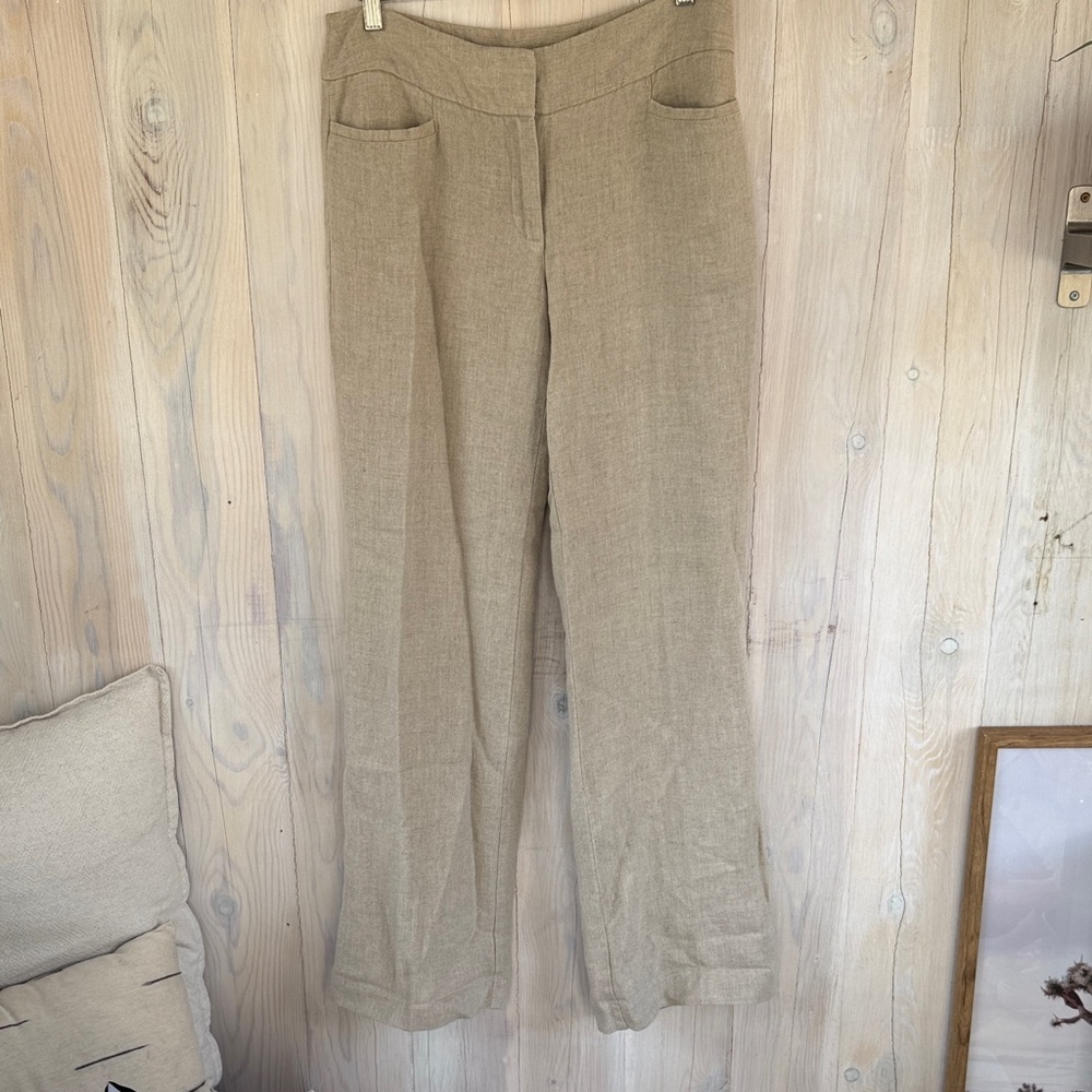 Loft Linen Julie Trouser Pants Size 6